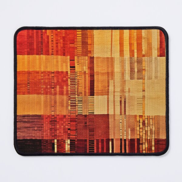 Item preview, Warm Yellow Red Wool Moroccan Rug designed and sold by GrinGalore.