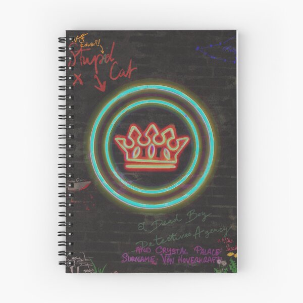 Item preview, The Cat King neon crown and other characters' graffiti  designed and sold by LesbianMastermind.