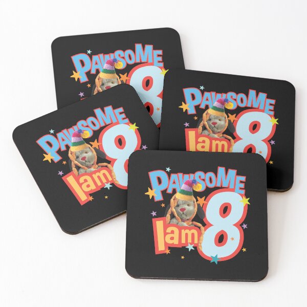 Item preview, Sooty Sweep I Am Eight 8th Birthday Pawsome Kids designed and sold by All-And-Every.