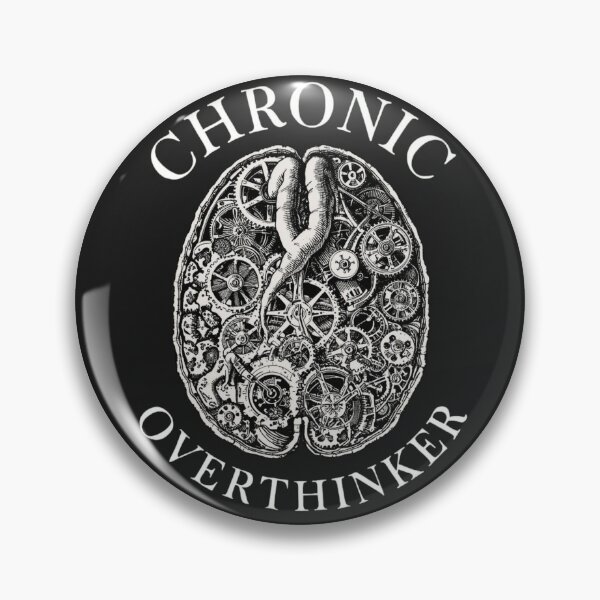Item preview, Chronic Overthinker Clockwork Brain | Vintage Anatomy Anxiety designed and sold by VENOHA.