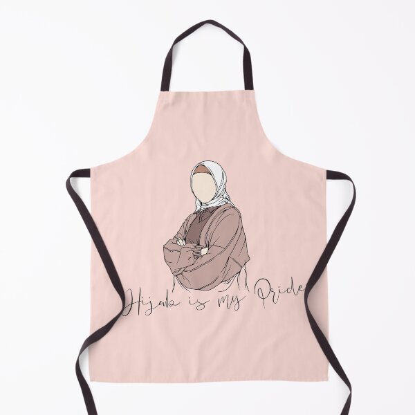 Item preview, Hijab Is My Pride Minimalist Faceless Muslimah Illustration Art designed and sold by Miniature Store.