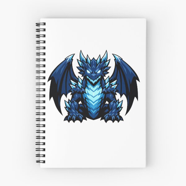 Item preview, Ice Dragon Emblem – Dark Fantasy Dragon Sigil Logo designed and sold by wait4signal.