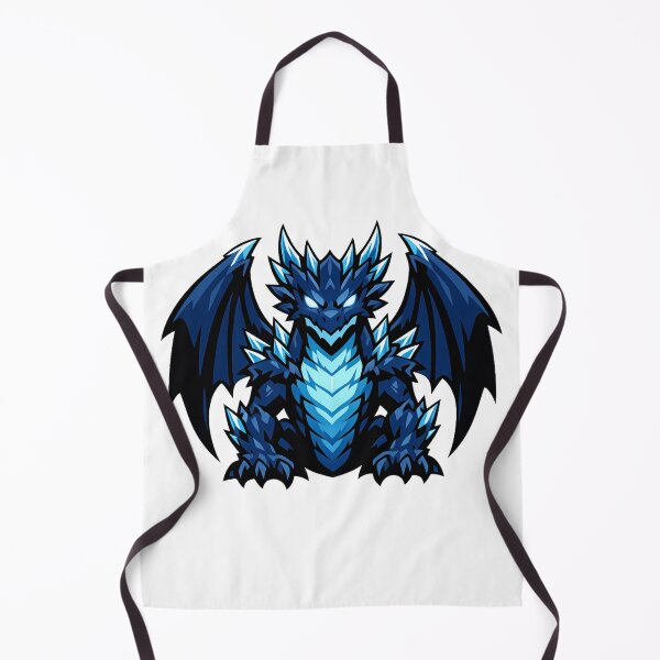 Item preview, Ice Dragon Emblem – Dark Fantasy Dragon Sigil Logo designed and sold by wait4signal.