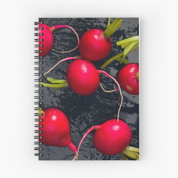 Item preview, Fresh Red Radishes on Black Slate designed and sold by SergeiLorgus.