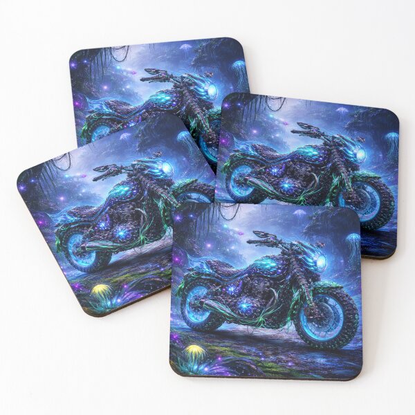 Item preview, Neon Jungle Rider – Avatar-Inspired Motorcycle designed and sold by Karszul.