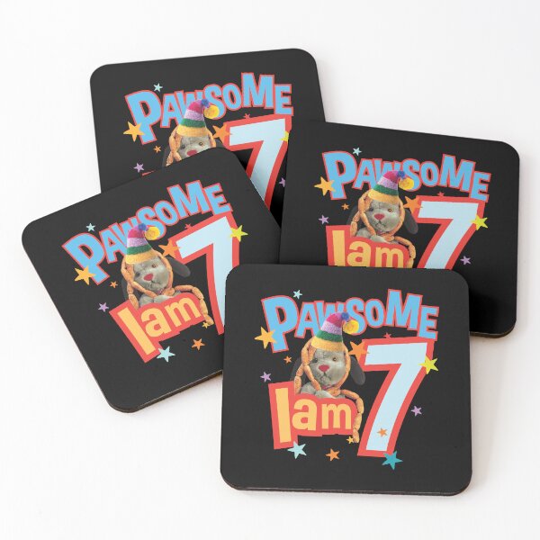 Item preview, Sooty Sweep I Am Seven 7th Birthday Pawsome Kids designed and sold by All-And-Every.