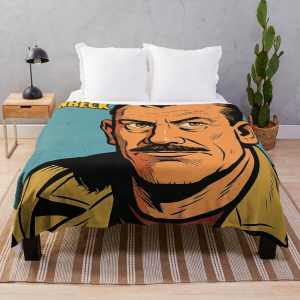 Item preview, John Steinbeck, author | Comics - Cartoon style designed and sold by ComicsFactory.
