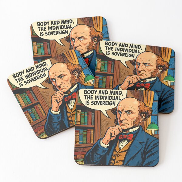 Item preview, John Stuart Mill | Comics - Cartoon style designed and sold by ComicsFactory.