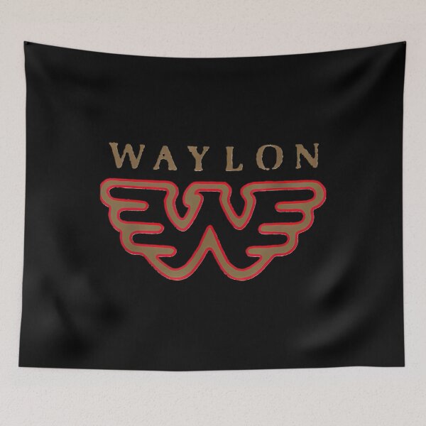 Item preview, Waylon Jennings Official Merchandise Flying Logo designed and sold by AliceBruen.