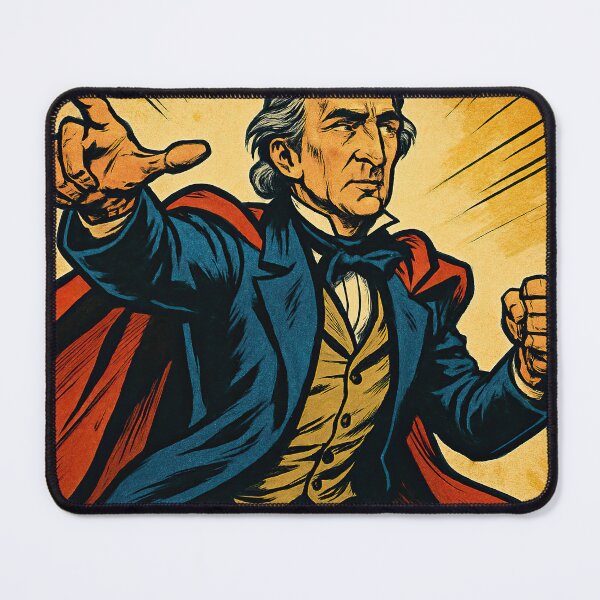 Item preview, John Tyler, leader | Comics - Cartoon style designed and sold by ComicsFactory.