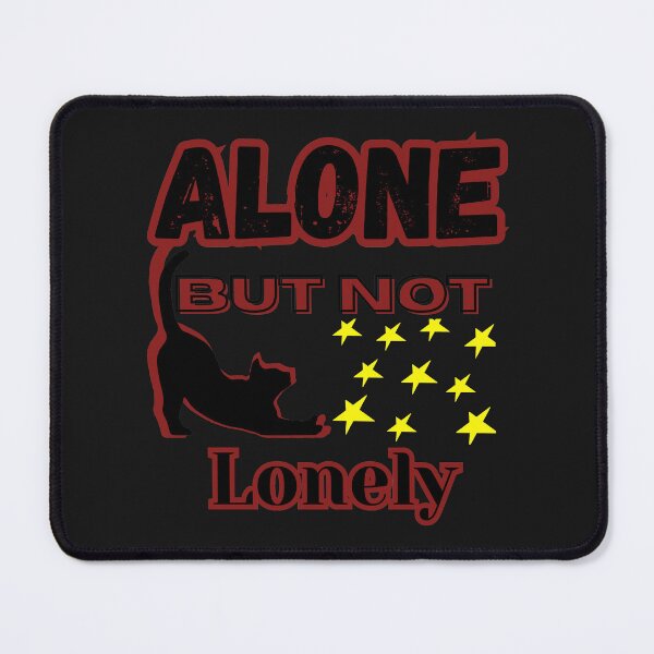 Item preview, Alone, Not Lonely – Calm Introvert Cat Artwork designed and sold by Versik-.