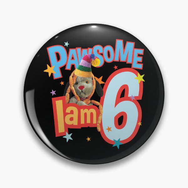 Item preview, Sooty Sweep I Am Six 6th Birthday Pawsome Kids designed and sold by All-And-Every.