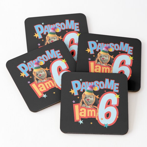 Item preview, Sooty Sweep I Am Six 6th Birthday Pawsome Kids designed and sold by All-And-Every.