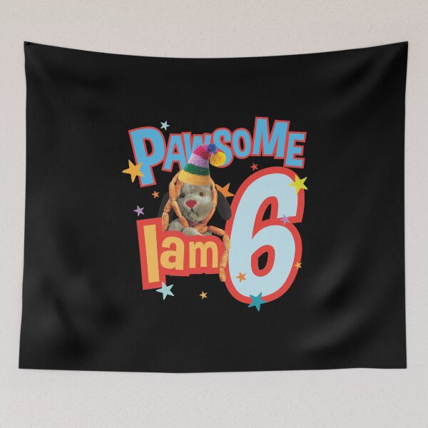 Item preview, Sooty Sweep I Am Six 6th Birthday Pawsome Kids designed and sold by All-And-Every.