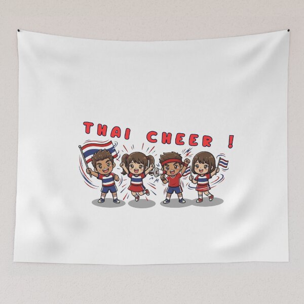 Item preview, Thailand Cheer Squad – Simpáticos Fans Tailandeses | Orgullo Tailandia Deporte designed and sold by Beeform.