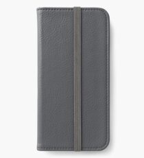 EXCALIBUR GRAU | EXCALIBUR GRAU | GRAUE TÖNE | GRAUES HUES iPhone Flip-Case/Hülle/Klebefolie