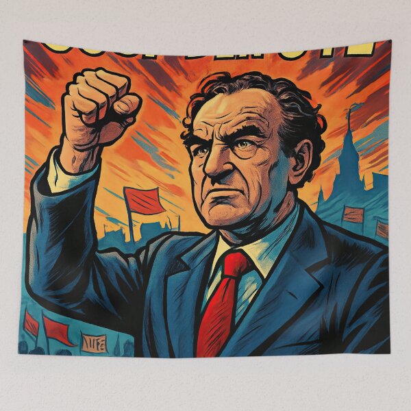 Item preview, Joop den Uyl, leader| Comics - Cartoon style designed and sold by ComicsFactory.