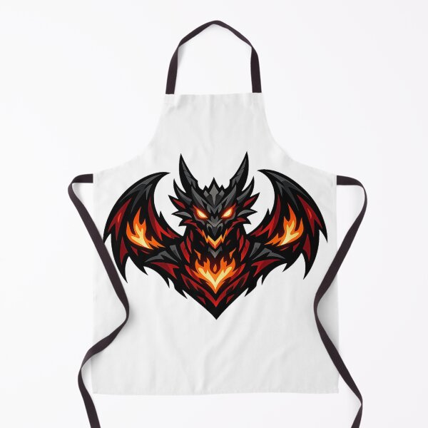 Item preview, Fire Dragon Emblem – Dark Fantasy Dragon Logo designed and sold by wait4signal.