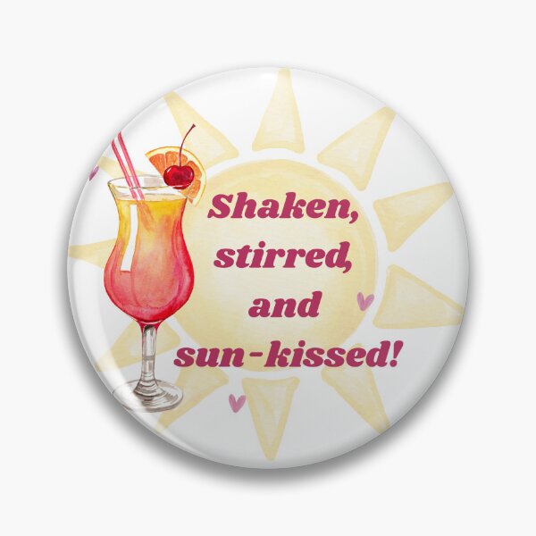 Item preview, Shaken, stirred, and sun-kissed! designed and sold by Shining Bright Arts, Crafts & Illustration.