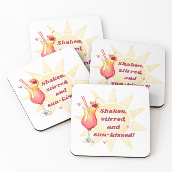 Item preview, Shaken, stirred, and sun-kissed! designed and sold by Shining Bright Arts, Crafts & Illustration.