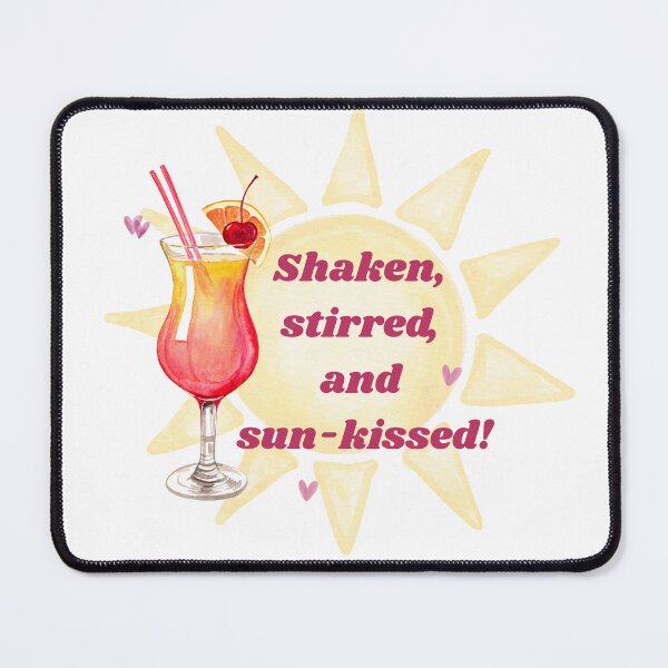 Item preview, Shaken, stirred, and sun-kissed! designed and sold by Shining Bright Arts, Crafts & Illustration.