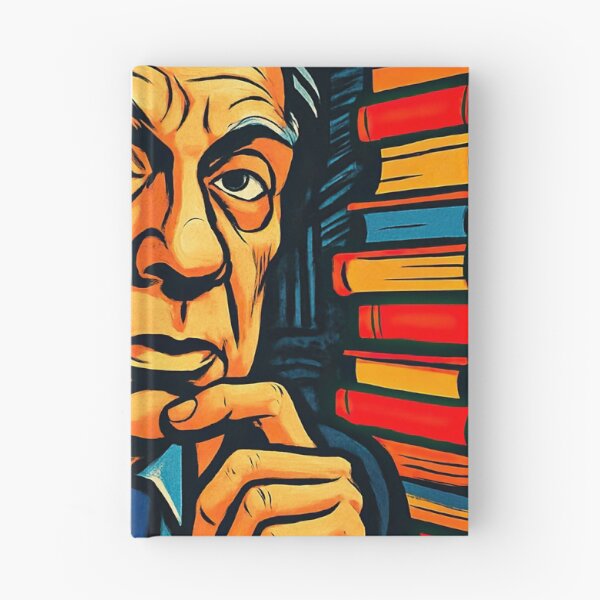 Item preview, Jorge Luis Borges, author  | Comics - Cartoon style designed and sold by ComicsFactory.