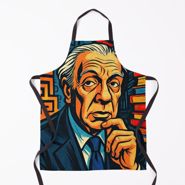 Item preview, Jorge Luis Borges, author  | Comics - Cartoon style designed and sold by ComicsFactory.