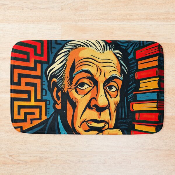 Artikelvorschau, Jorge Luis Borges, Autor | Comics – Cartoon-Stil entworfen und verkauft von ComicsFactory.