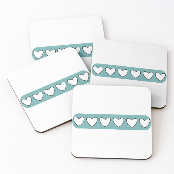 Item preview, 4 colors Heart Rating 6 heart row designed and sold by Zentee-s.