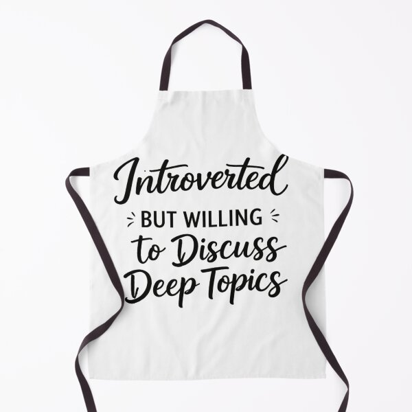Item preview, Introverted But Willing to Discuss Deep Topics T-Shirt designed and sold by IM Hunter.