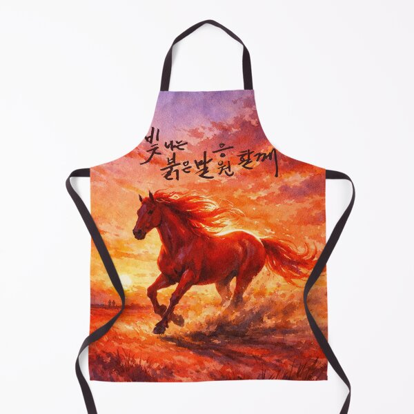 Item preview, Run free, shining red horse — I’m cheering for you designed and sold by K-Brush.