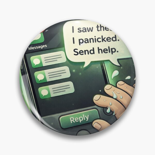 Item preview, Unread Messages Panic | Anxiety Phone Text Meme Illustration designed and sold by Artist Bishhnu Banerji.