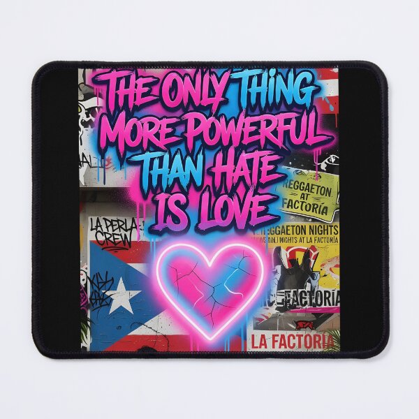 Item preview, The Only Thing More Powerful Than Hate Is Love designed and sold by Uglyandcute.