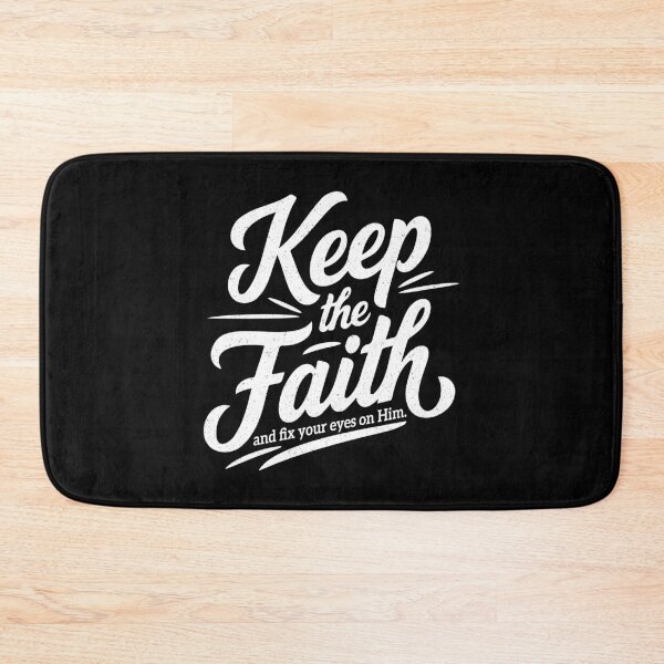 Item preview, Keep The Faith Fix Your Eyes On Him - Christian designed and sold by Verse & Vibes.