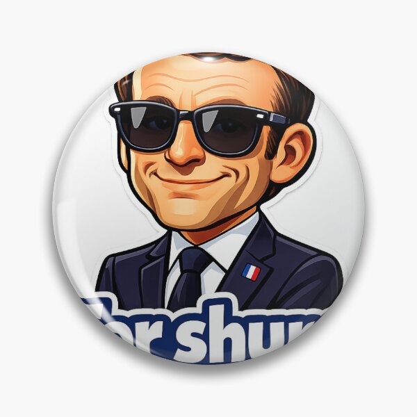 Item preview, Macron Iconic Meme For Sure designed and sold by Bitatsu.