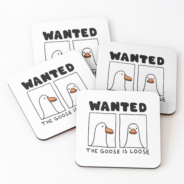 Item preview, The Goose is Loose – Wanted Goose Meme Tee designed and sold by SurfGlitch.
