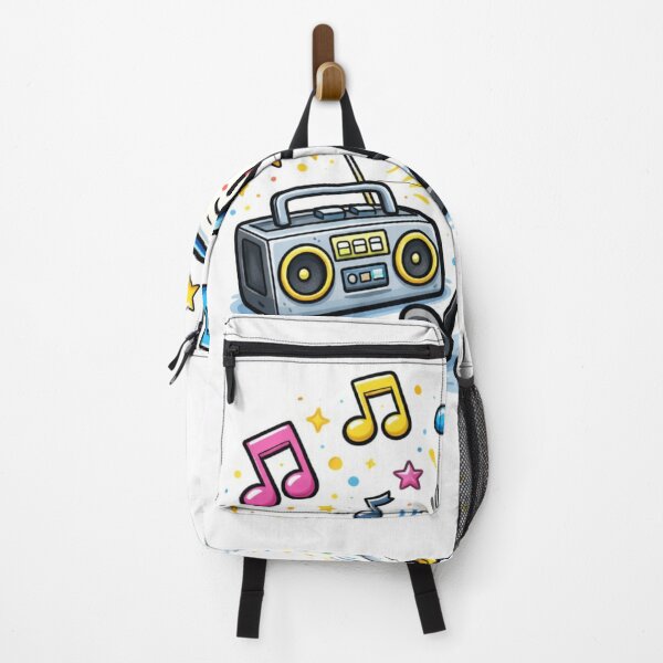 Item preview, happy Music Vibes - Cartoon Character Enjoying Music designed and sold by ArtDecorPixell.