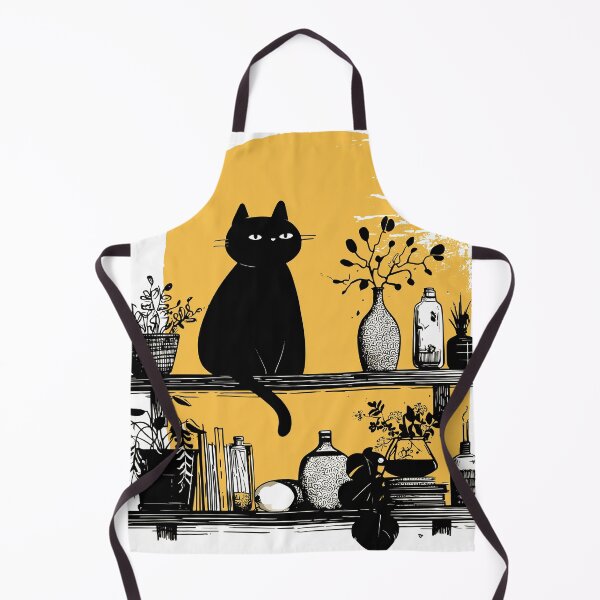 Item preview, Cat on a Shelf Yellow designed and sold by ObiWanKenobi03.