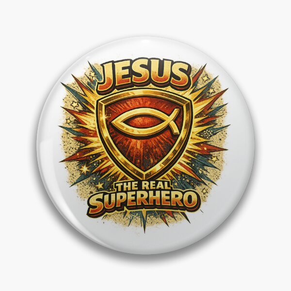 Item preview, Jesus The REAL Superhero designed and sold by STORMofficiel.