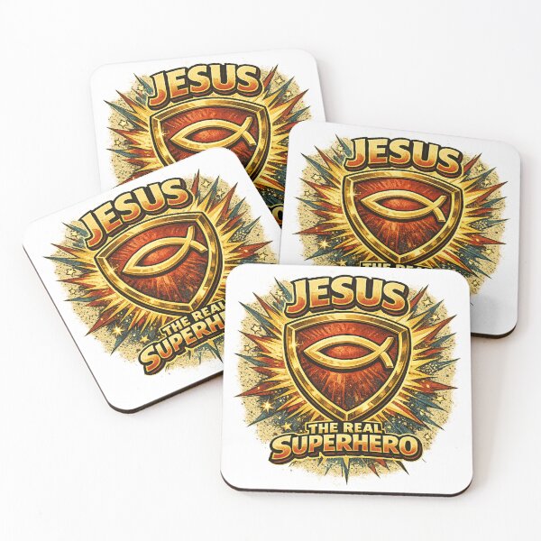 Item preview, Jesus The REAL Superhero designed and sold by STORMofficiel.