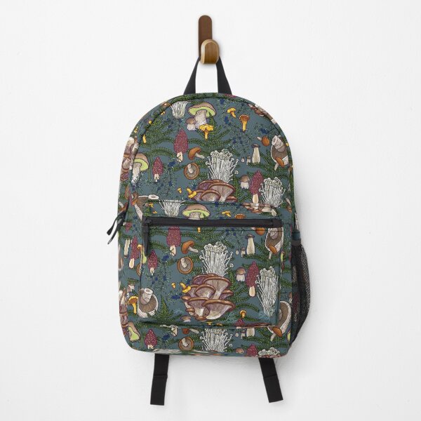 Item preview, Mushroom Forest | Dark Woodland Cottagecore Pattern Art designed and sold by smalldrawing.