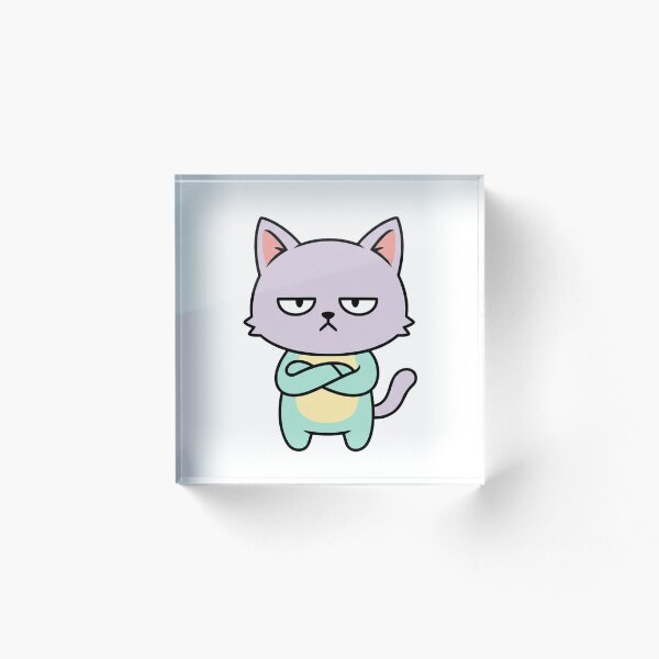 Artikelvorschau, lustige wütende Katze mit Attitüde Cartoon entworfen und verkauft von LuxeLayouts.