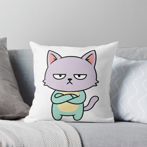 Item preview, unny Angry Cat with Attitude Cartoon designed and sold by LuxeLayouts.