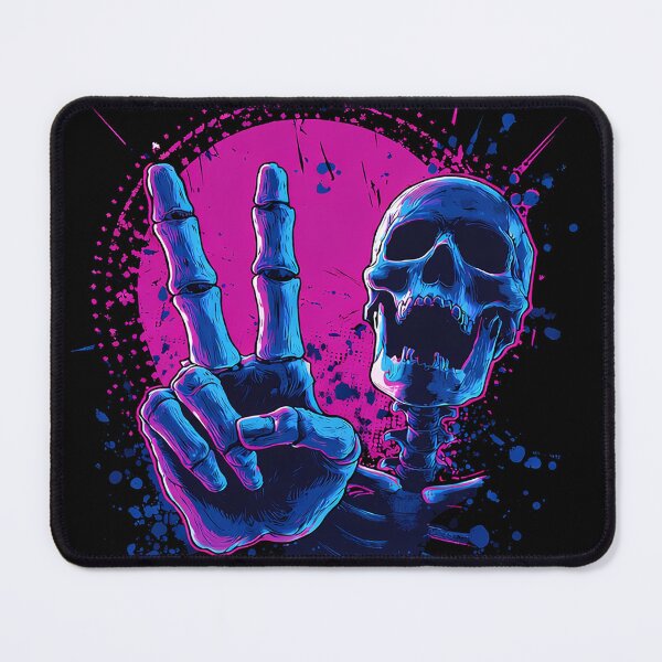 Item preview, Skeleton with a Peace Sign designed and sold by ObiWanKenobi03.