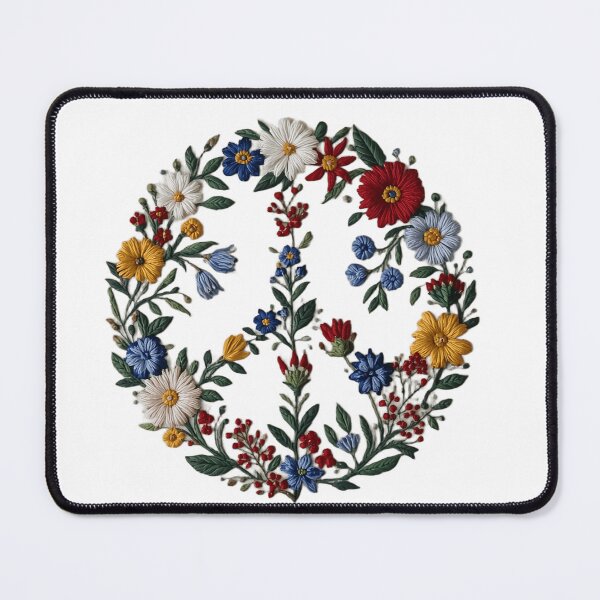 Item preview, Floral Peace Sign designed and sold by TOSHA-Poland.