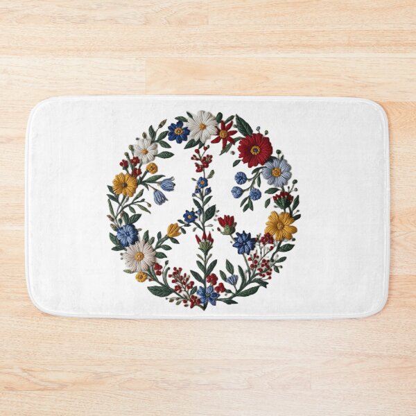 Item preview, Floral Peace Sign designed and sold by TOSHA-Poland.
