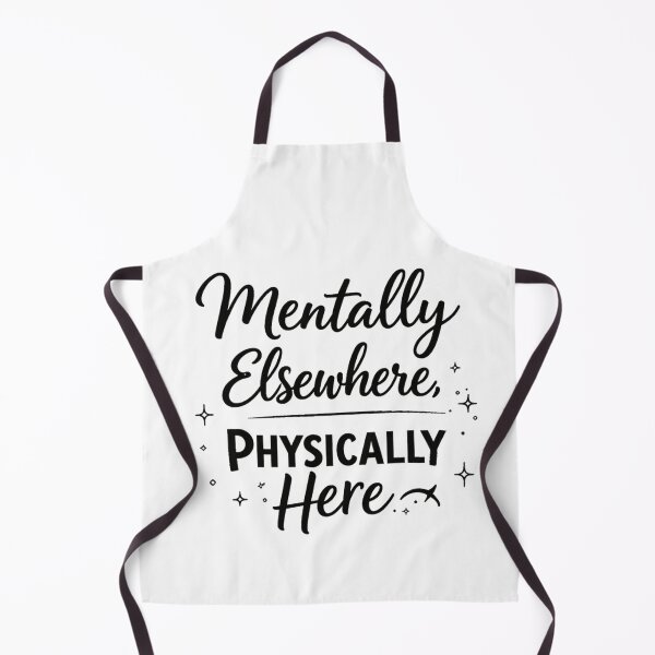 Item preview, Mentally Elsewhere Physically Here Funny Introvert T-Shirt designed and sold by IM Hunter.