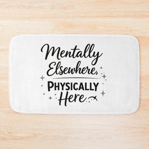 Item preview, Mentally Elsewhere Physically Here Funny Introvert T-Shirt designed and sold by IM Hunter.