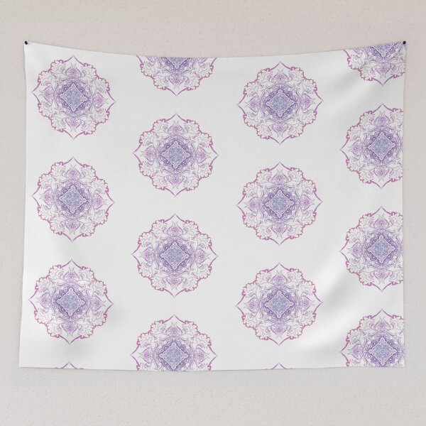 Item preview, Amethyst Bloom – Mandala of quiet wisdom of the heart designed and sold by Sumpfmaus.