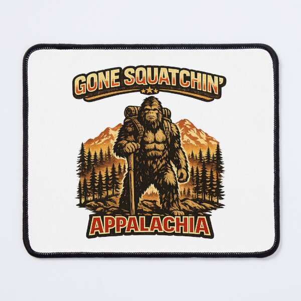 Item preview, Gone Squatchin’ Appalachia – Stoic Sasquatch Hiking Design designed and sold by amarvilks.